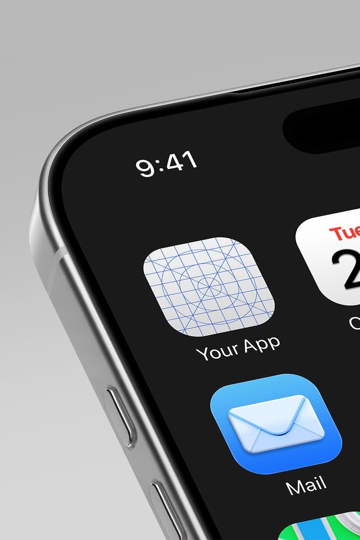 An app icon on a phone home screen