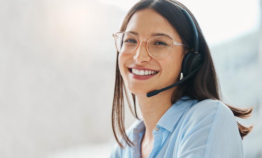 A Zapulse team member smiling at work